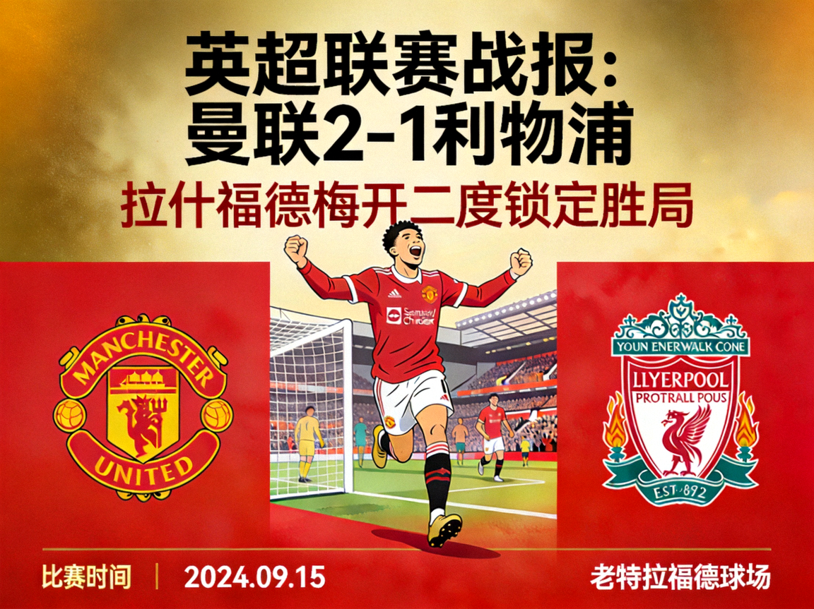 英超联赛战报：曼联2-1利物浦，拉什福德梅开二度锁定胜局